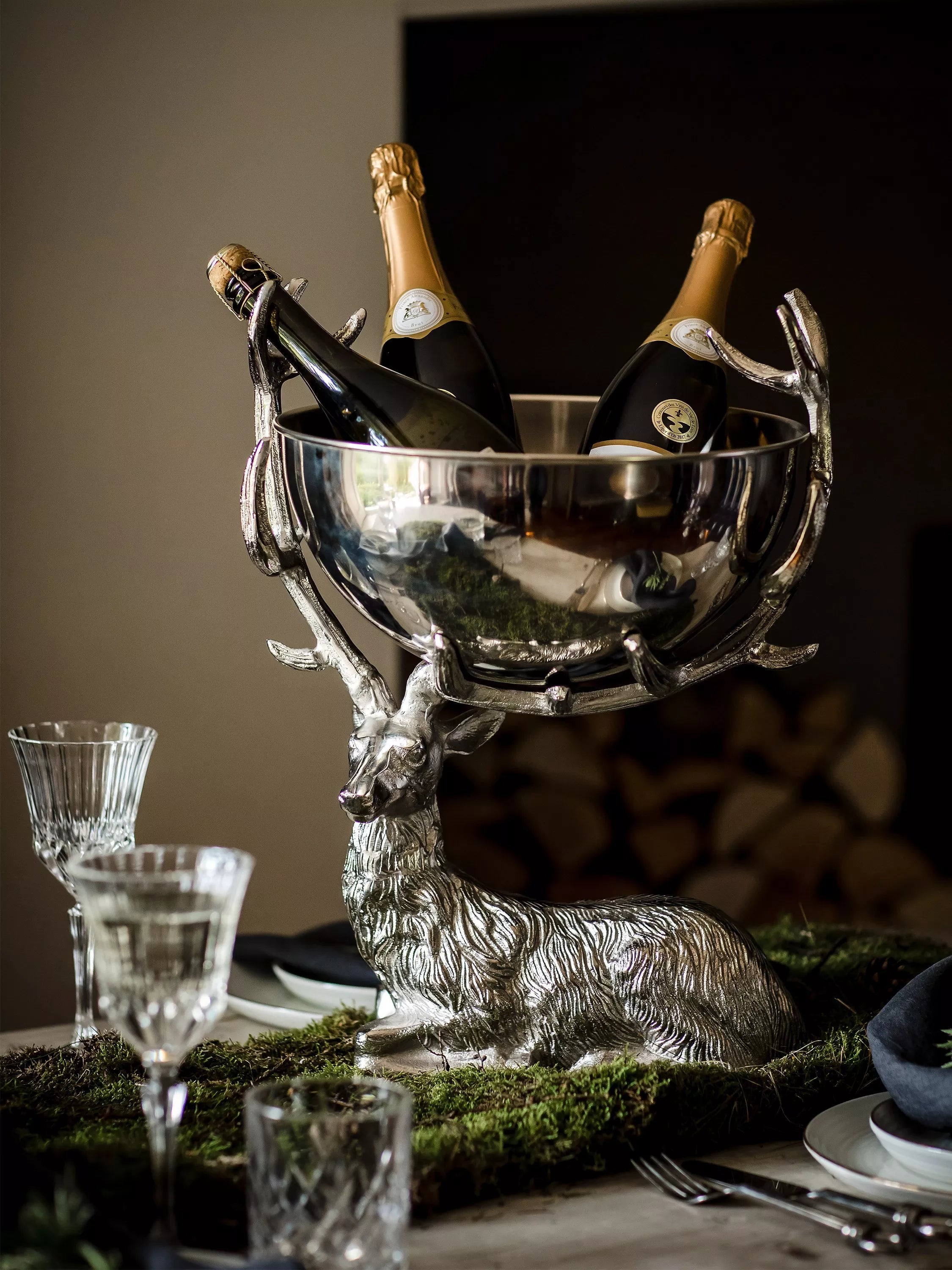 Culinary Concepts resting stag punch bowl - British product