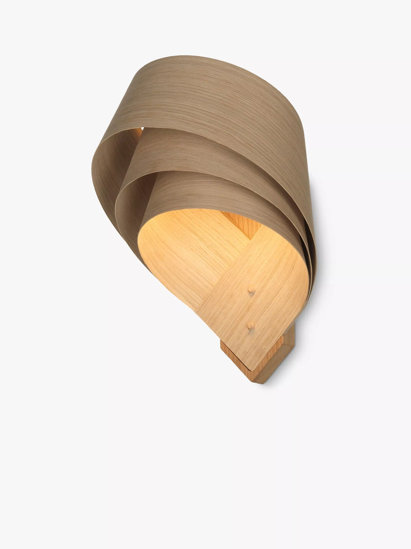 Tom Raffield Cape layered oak wall light (British brand)