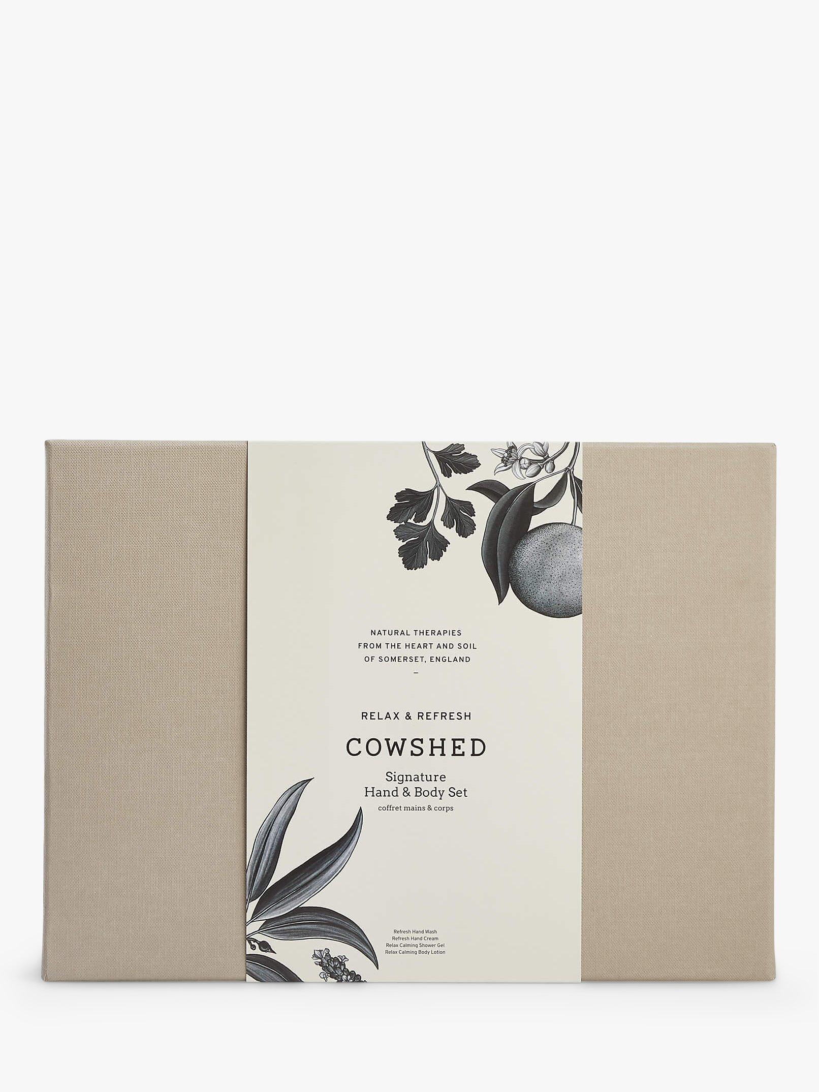 Cowshed Relax and Refresh bodycare gift set - British product