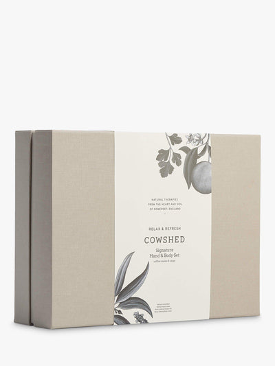 Coffret cadeau signature pour les mains et le corps Relax and Refresh de Cowshed