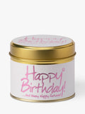 Lily-flame Happy Birthday scented tin candle 230g, UK version