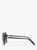 Michael Kors black polarised square sunglasses gradient 56mm, imported from the UK