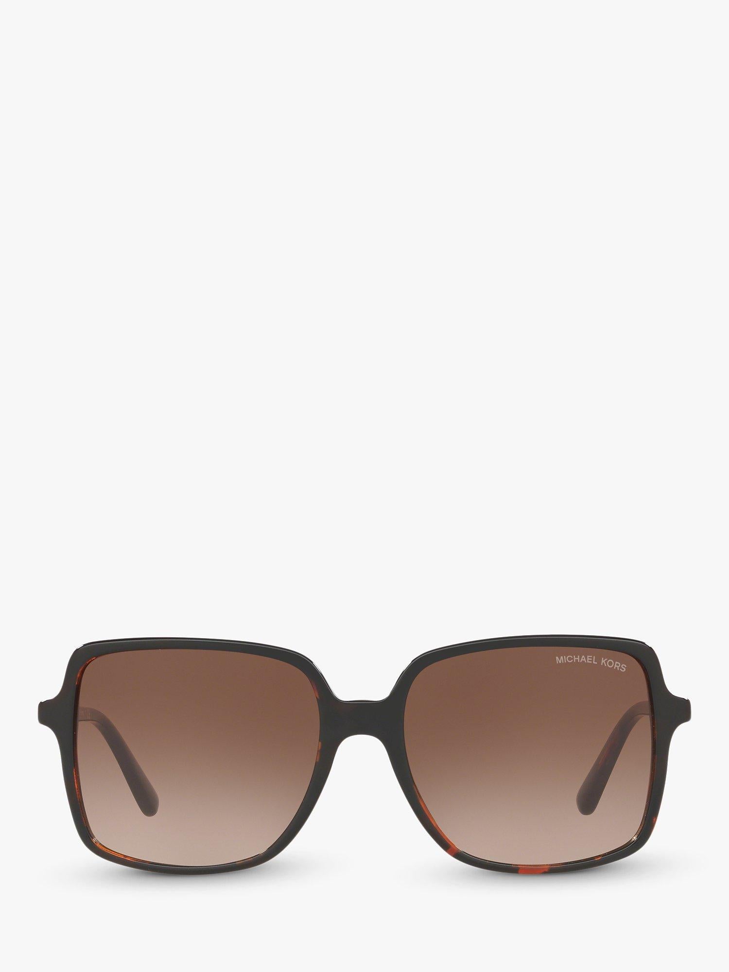 Michael Kors square sunglasses tortoise brown gradient 56mm, imported from the UK