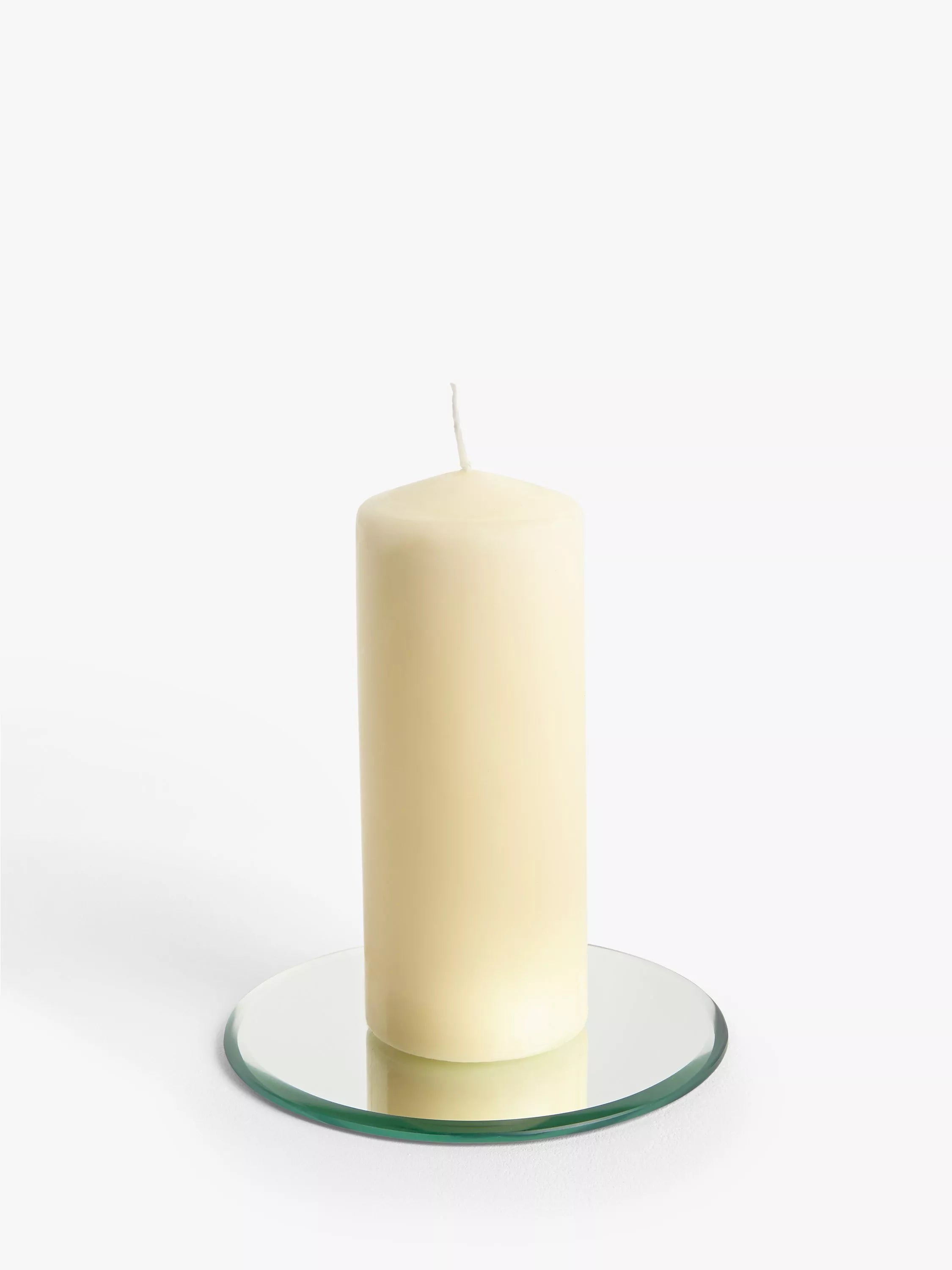 John Lewis mirror candle plate 18 cm - British product
