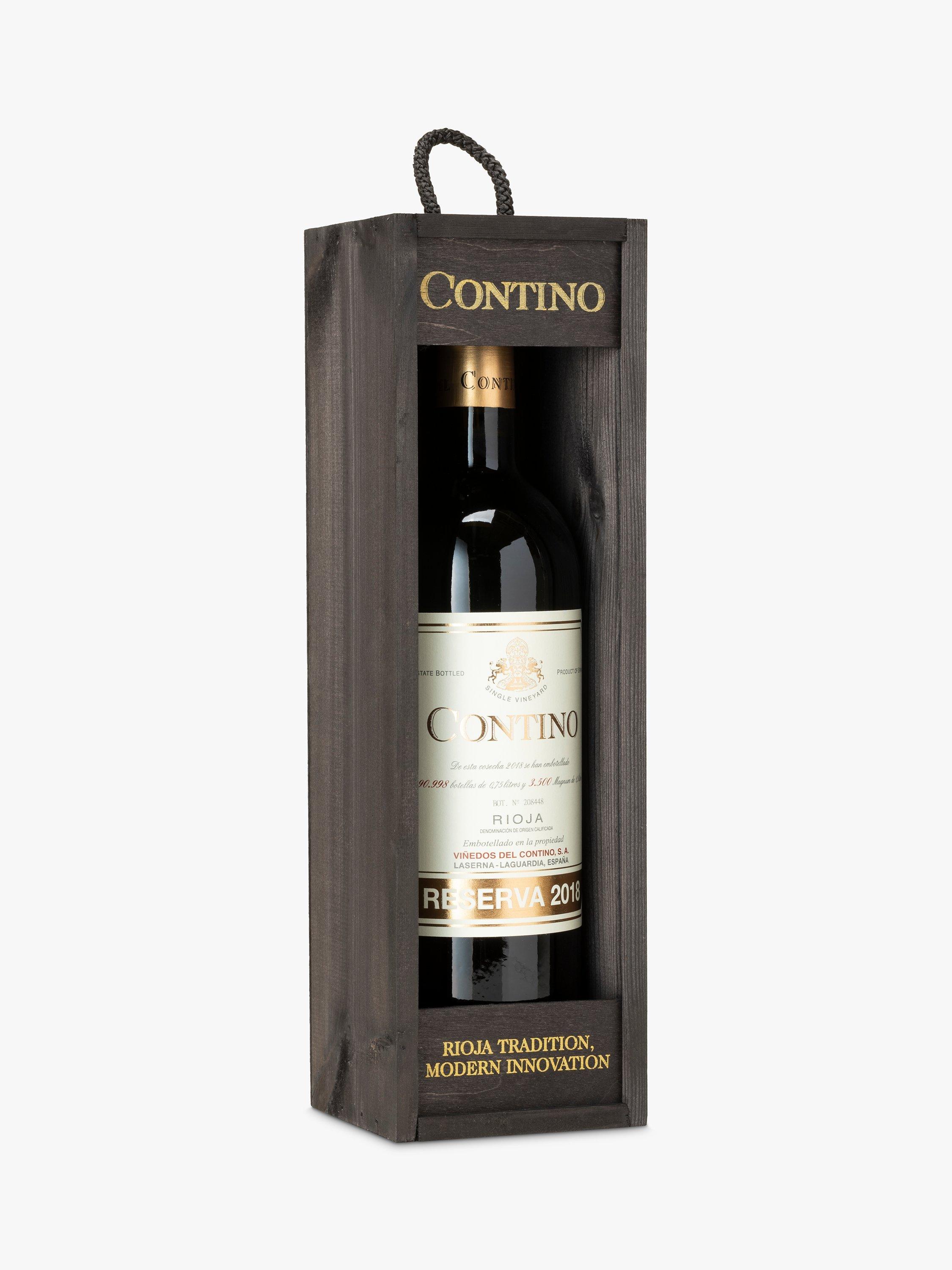Contino Rioja Reserva red wine in a 75cl bottle - British product