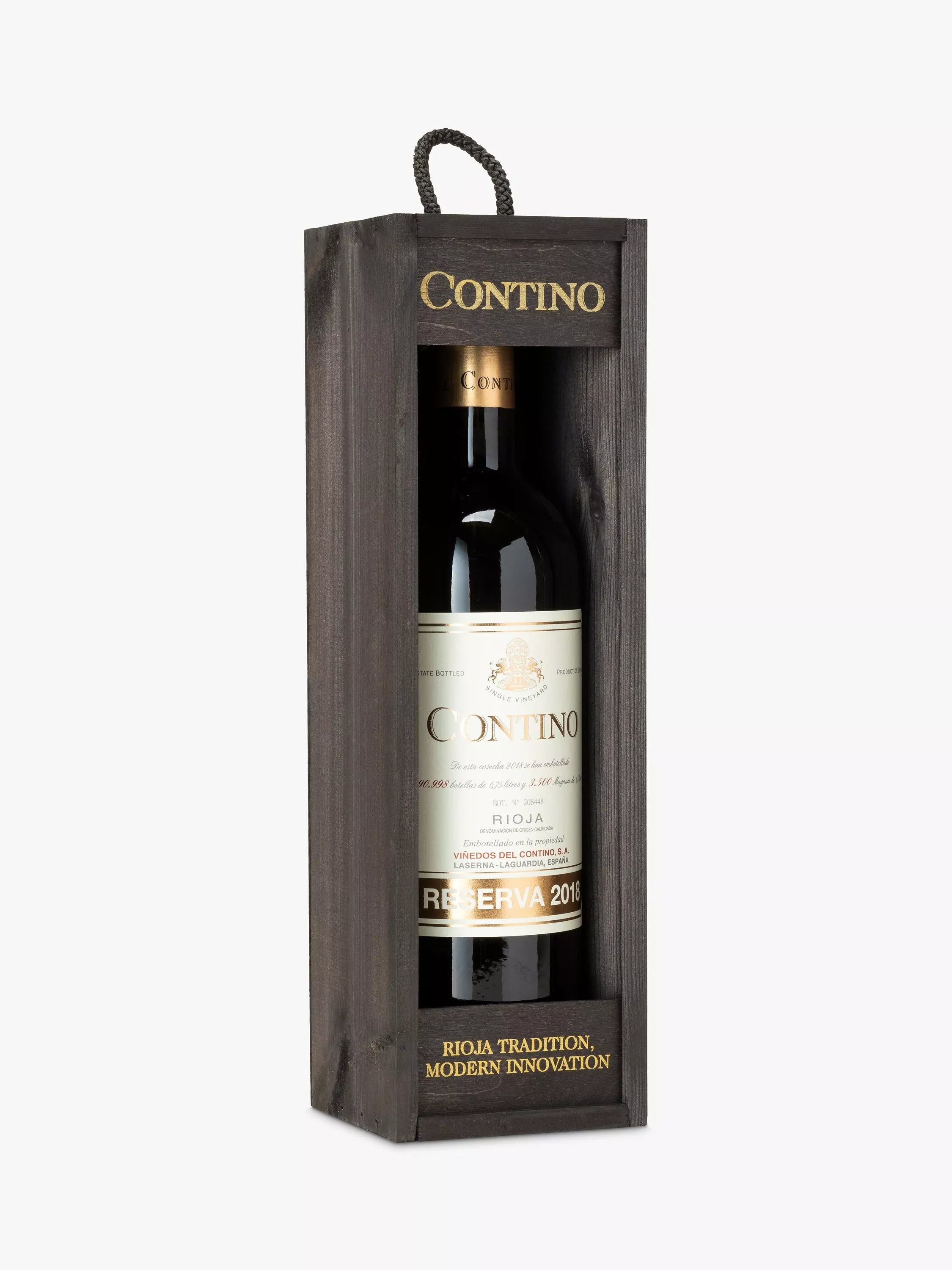 Contino Rioja Reserva red wine in a 75cl bottle - British product