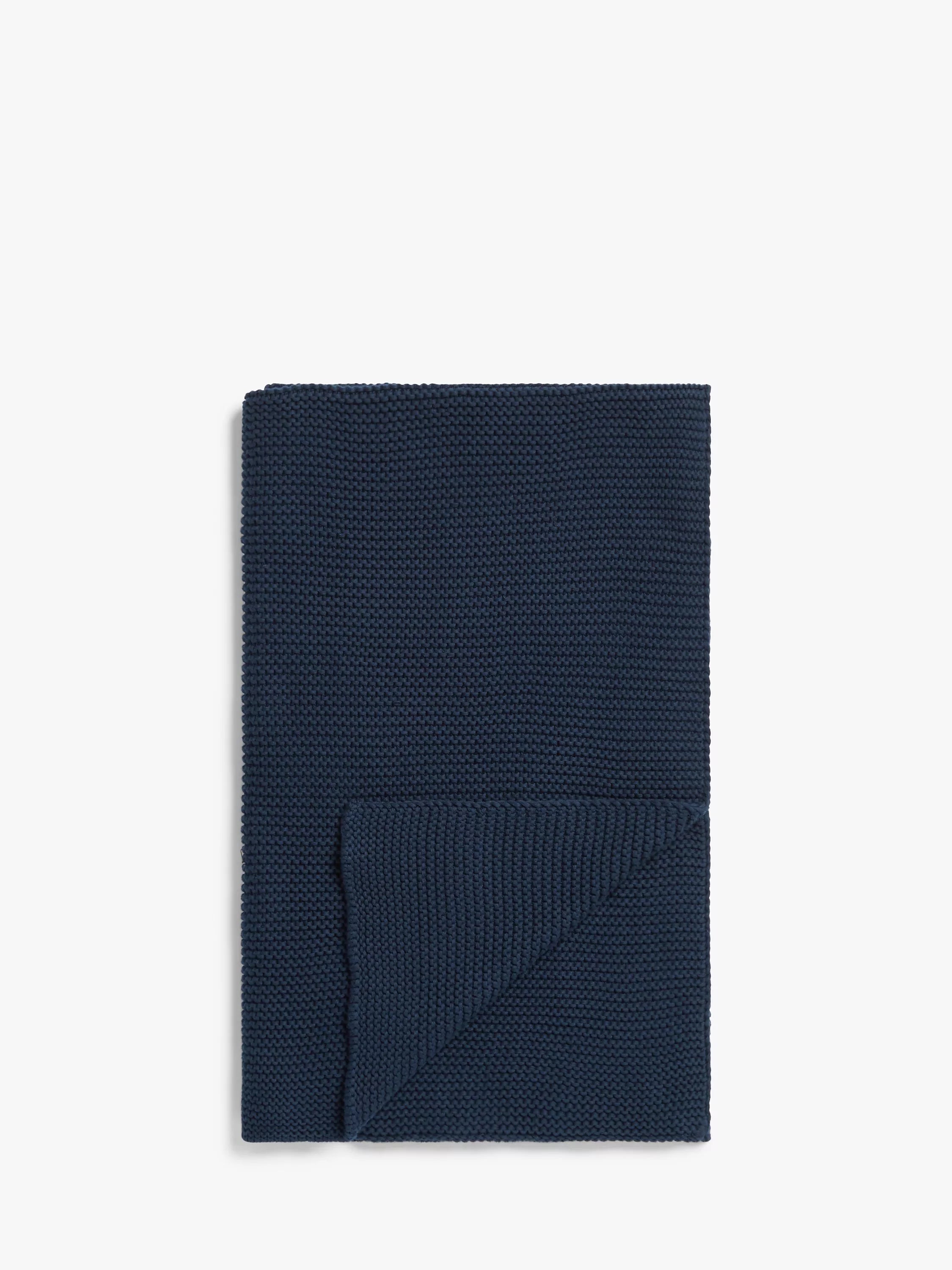 John Lewis pure cotton knitted throw, UK version