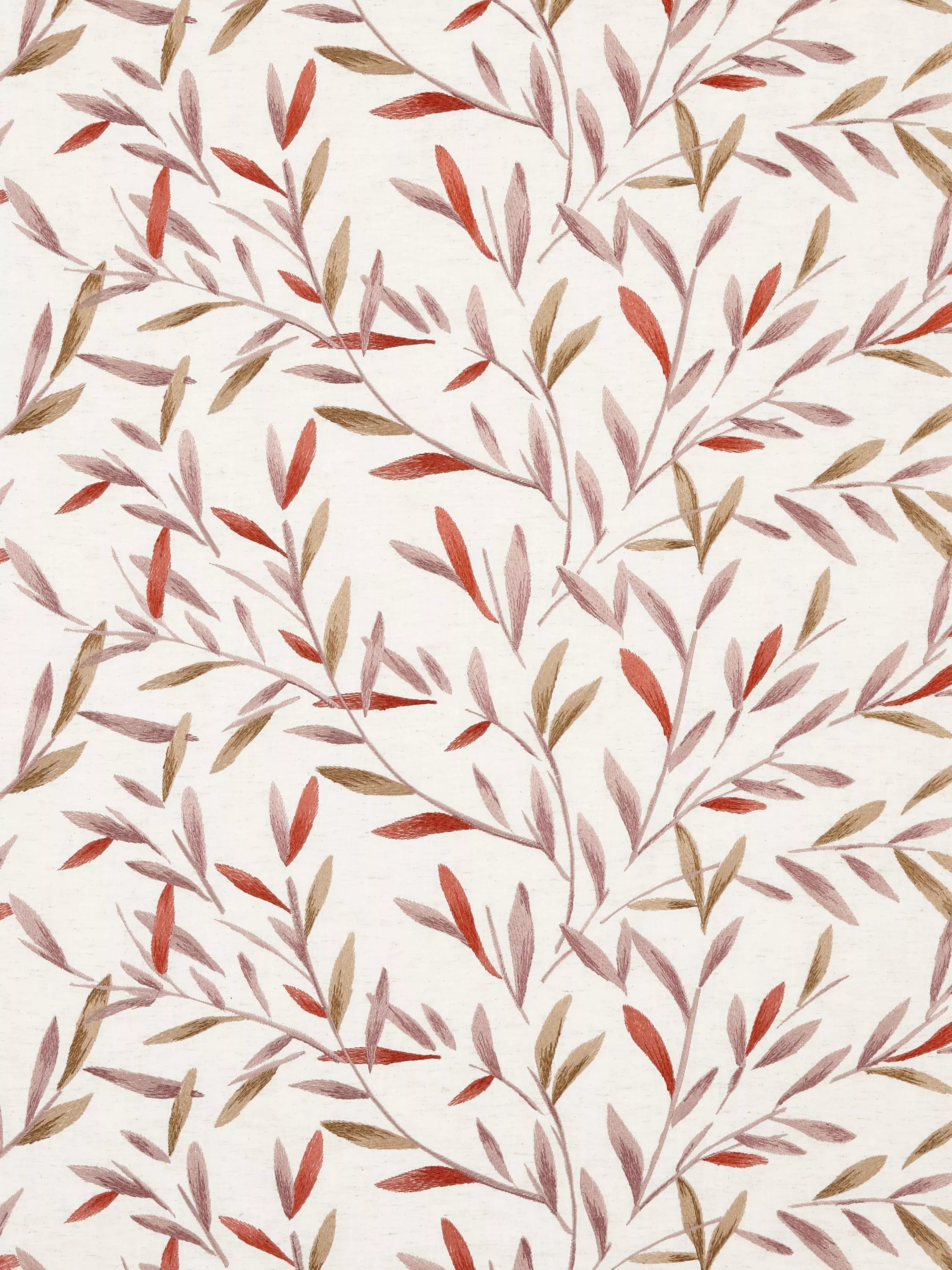 John Lewis Langley Leaf Embroidery Furnishing Fabric