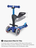 Micro Scooters Mini 3-in-1 Deluxe ride on scooter (British brand)