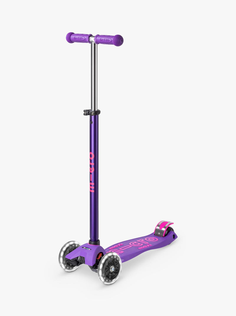 Micro Scooters Maxi Deluxe LED scooter, imported from the UK