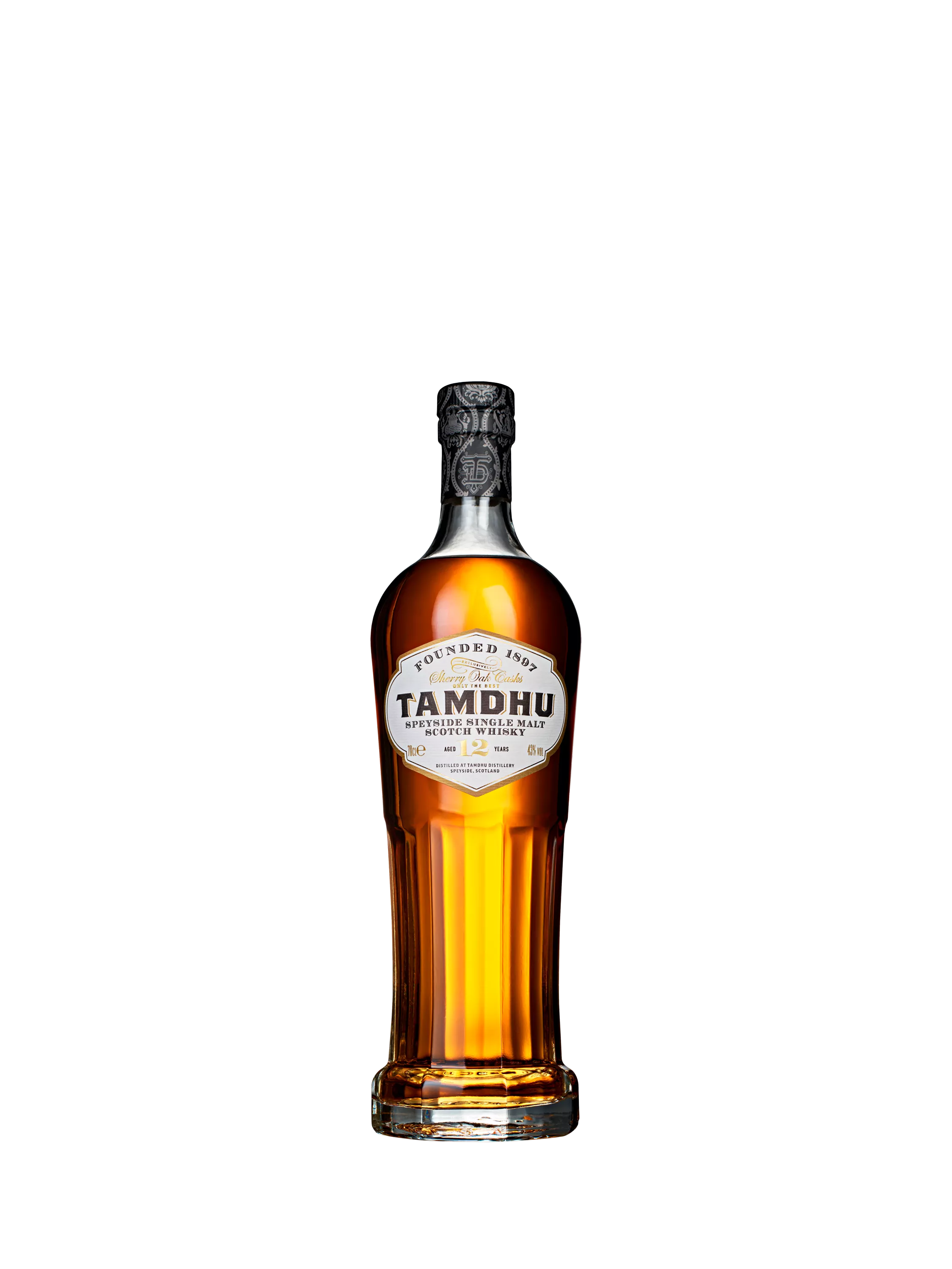 Tamdhu 12 Year Old Sherry Cask single malt whisky 70cl, UK version
