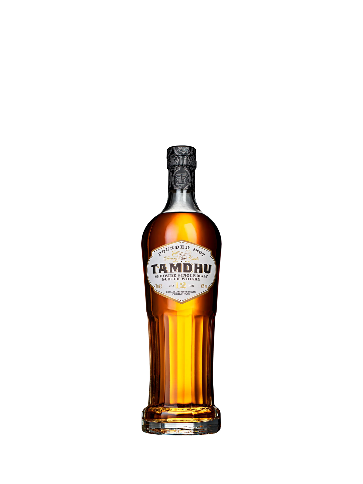 Tamdhu 12 Year Old Sherry Cask single malt whisky 70cl, UK version