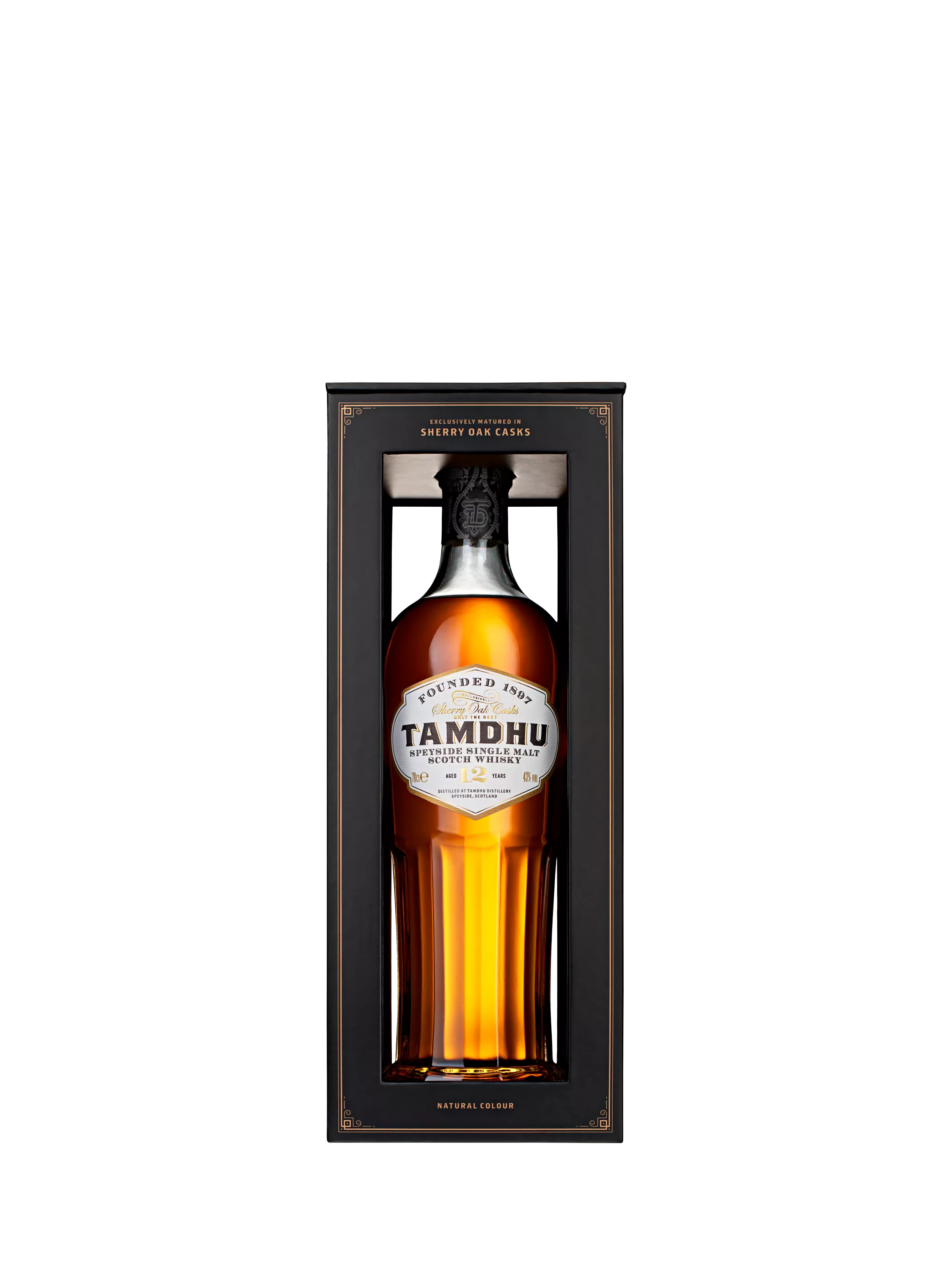 Tamdhu 12 Year Old Sherry Cask single malt whisky 70cl, UK version