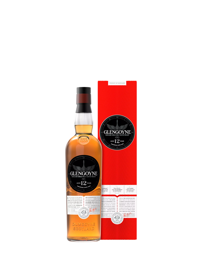 Glengoyne 12 Year Old single malt whisky 70cl, UK version