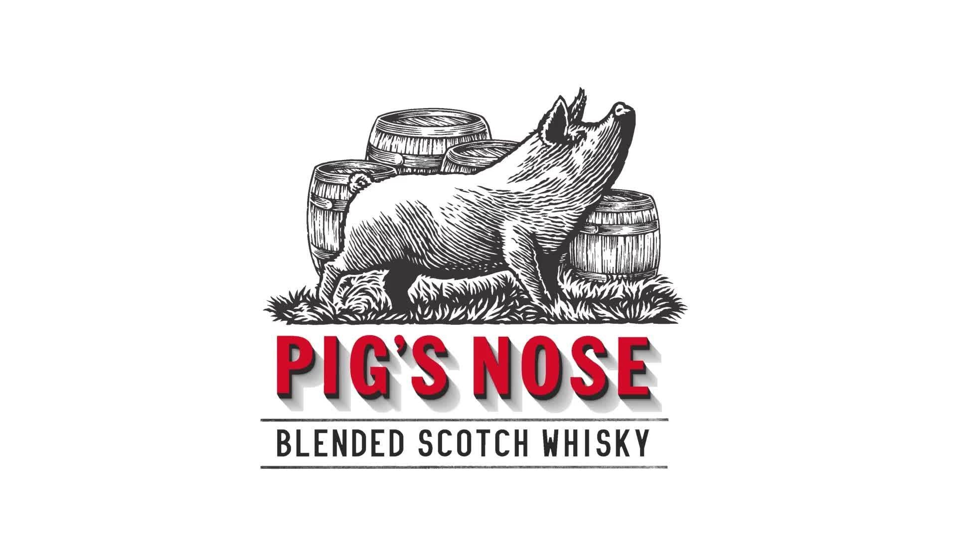 Pig's Nose blended Scotch whisky 70cl, imported from the UK