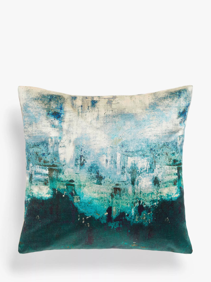 John Lewis Alba Cushion Abstract Woven Design - British product