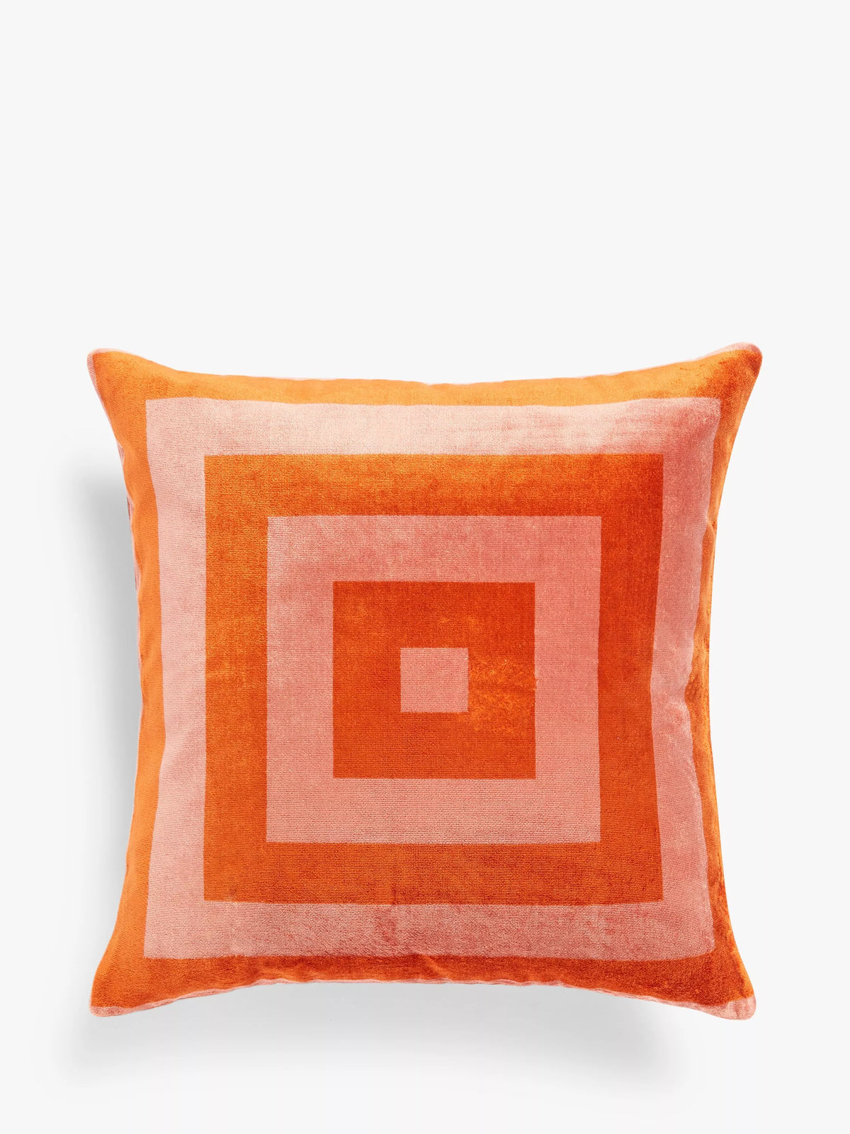 John Lewis Box Stripe Premium Velvet Cushion