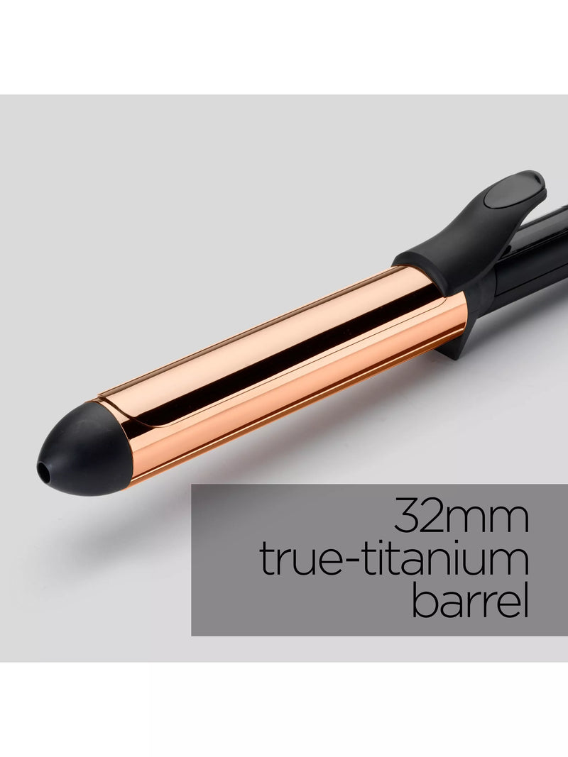 BaByliss hair curler Titanium Brilliance 32mm black - British product