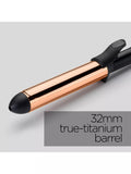 BaByliss hair curler Titanium Brilliance 32mm black - British product