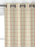 John Lewis classic check curtains or roman blind Auburn (British brand)