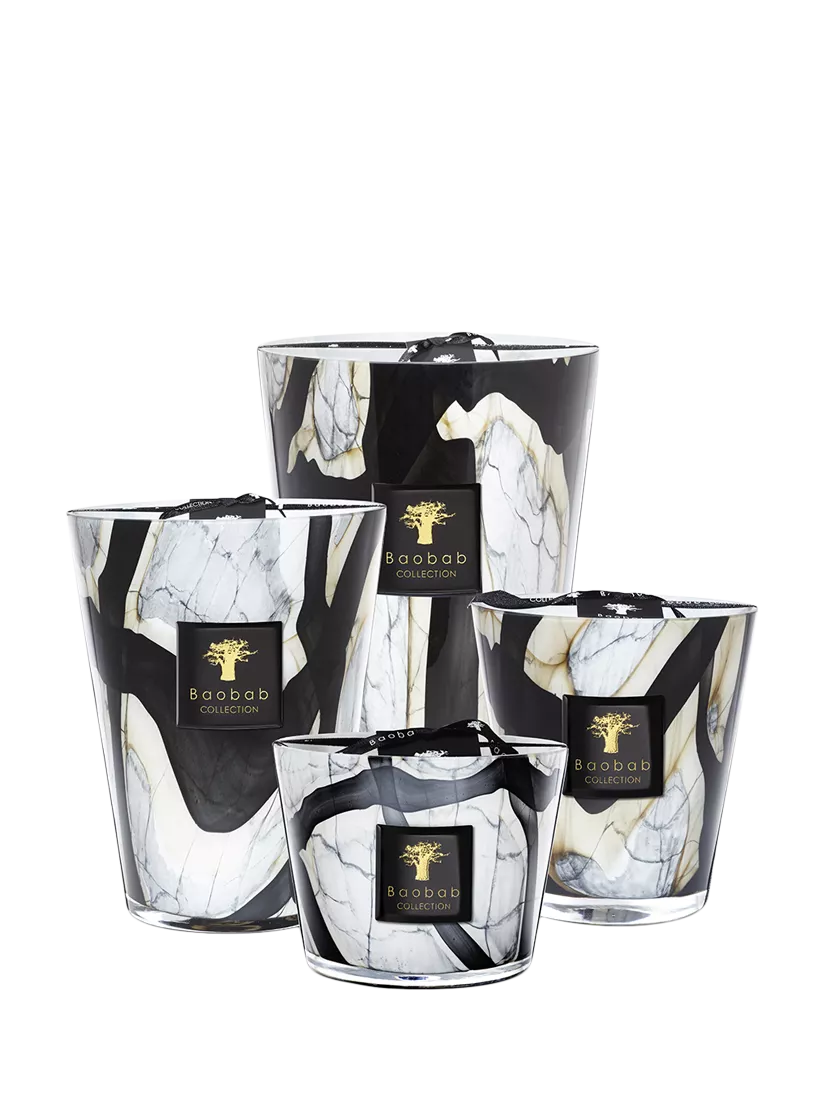 Baobab Collection marble scented candle 500g (British brand)