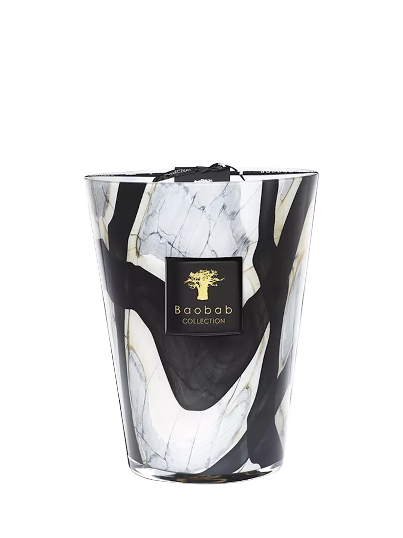Baobab Collection scented candle Marble H24 cm - British product