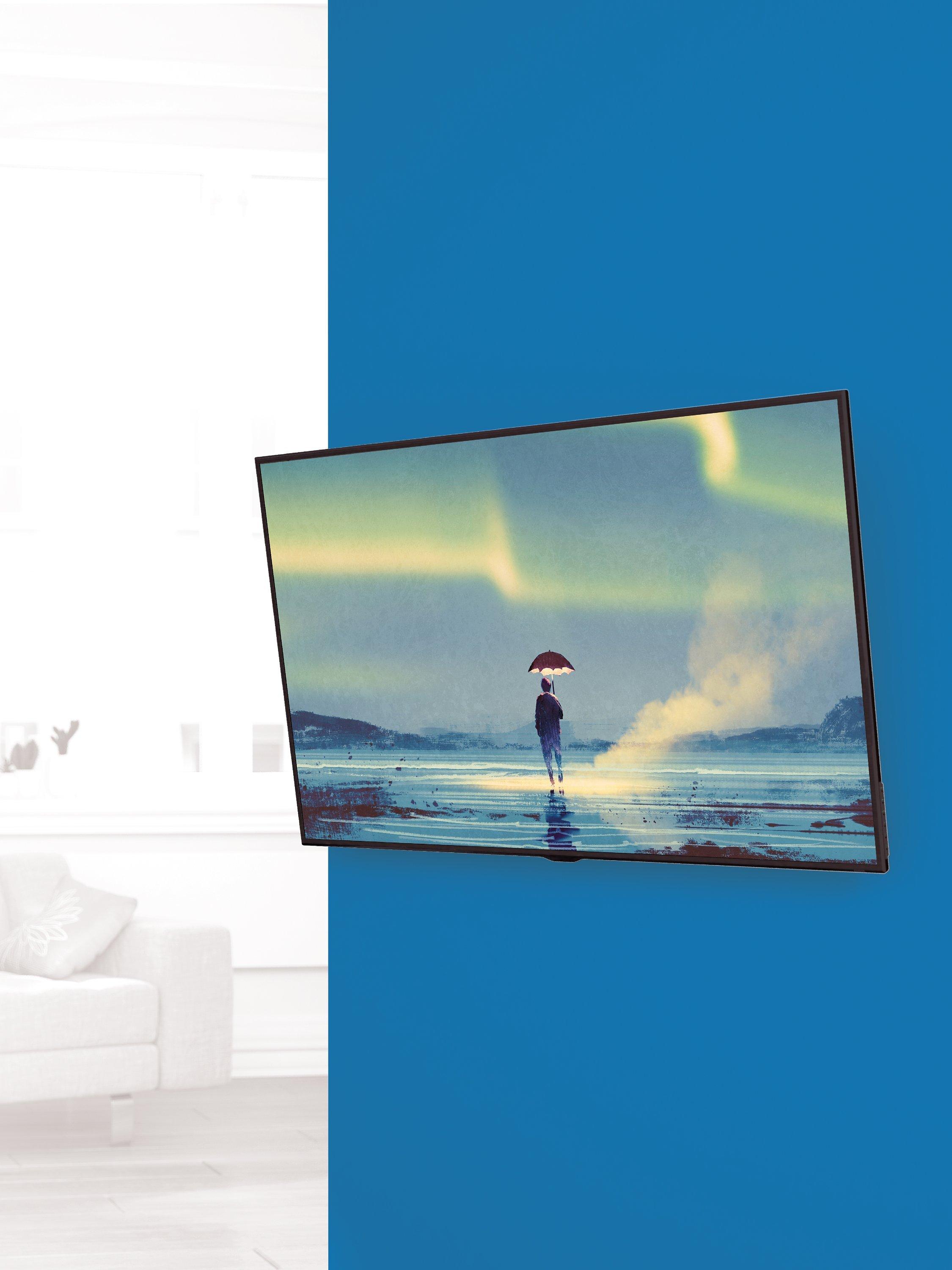 AVF tilting wall mount for 37-100 inch TVs, imported from the UK