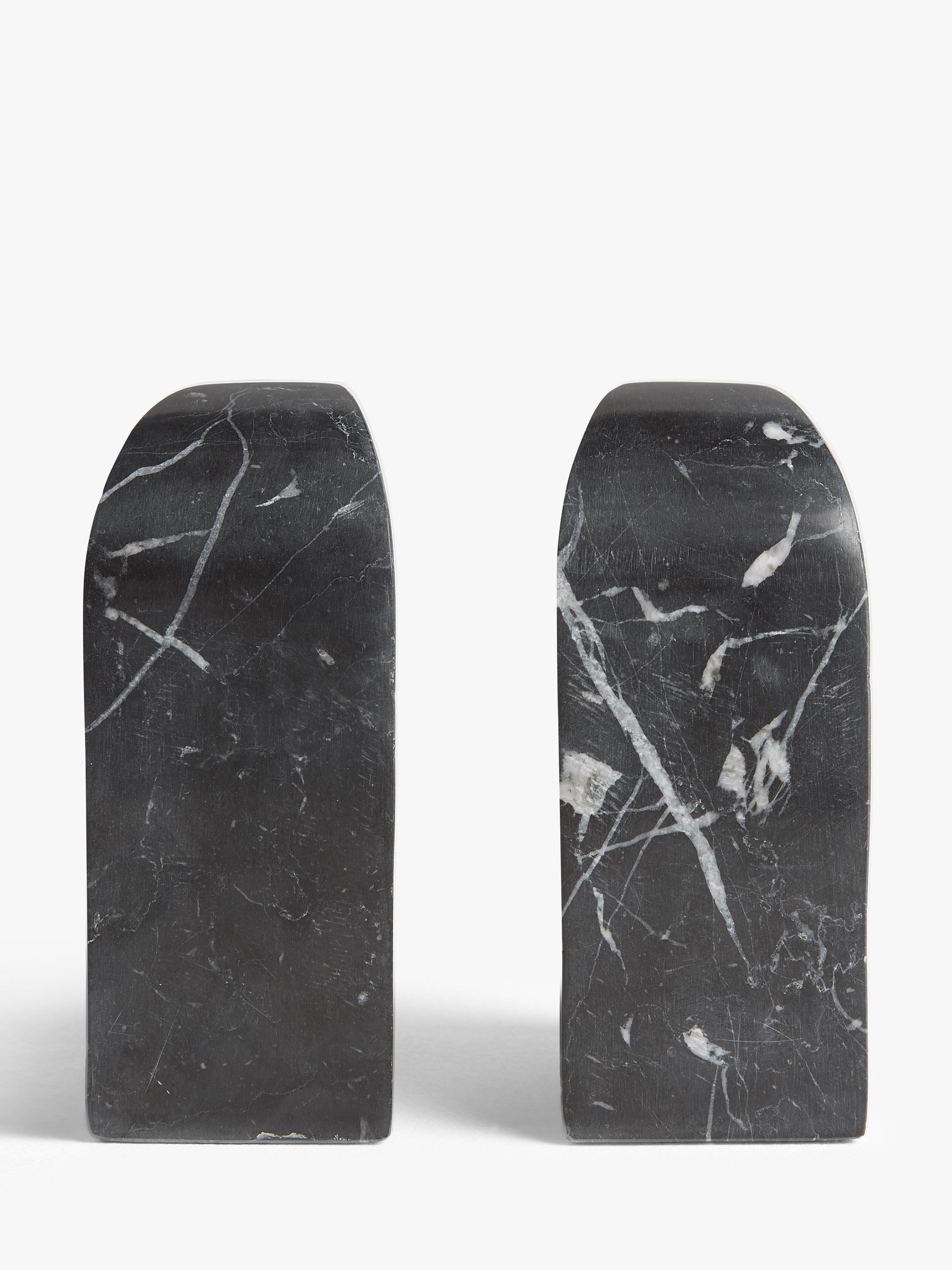 John Lewis marble bookends 16cm tall, UK version
