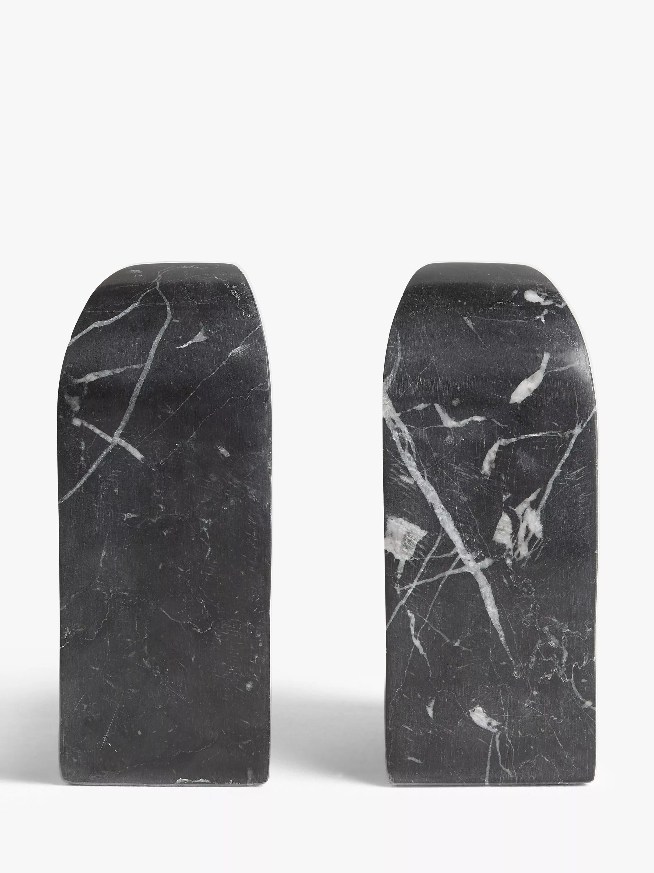 John Lewis marble bookends 16cm tall, UK version