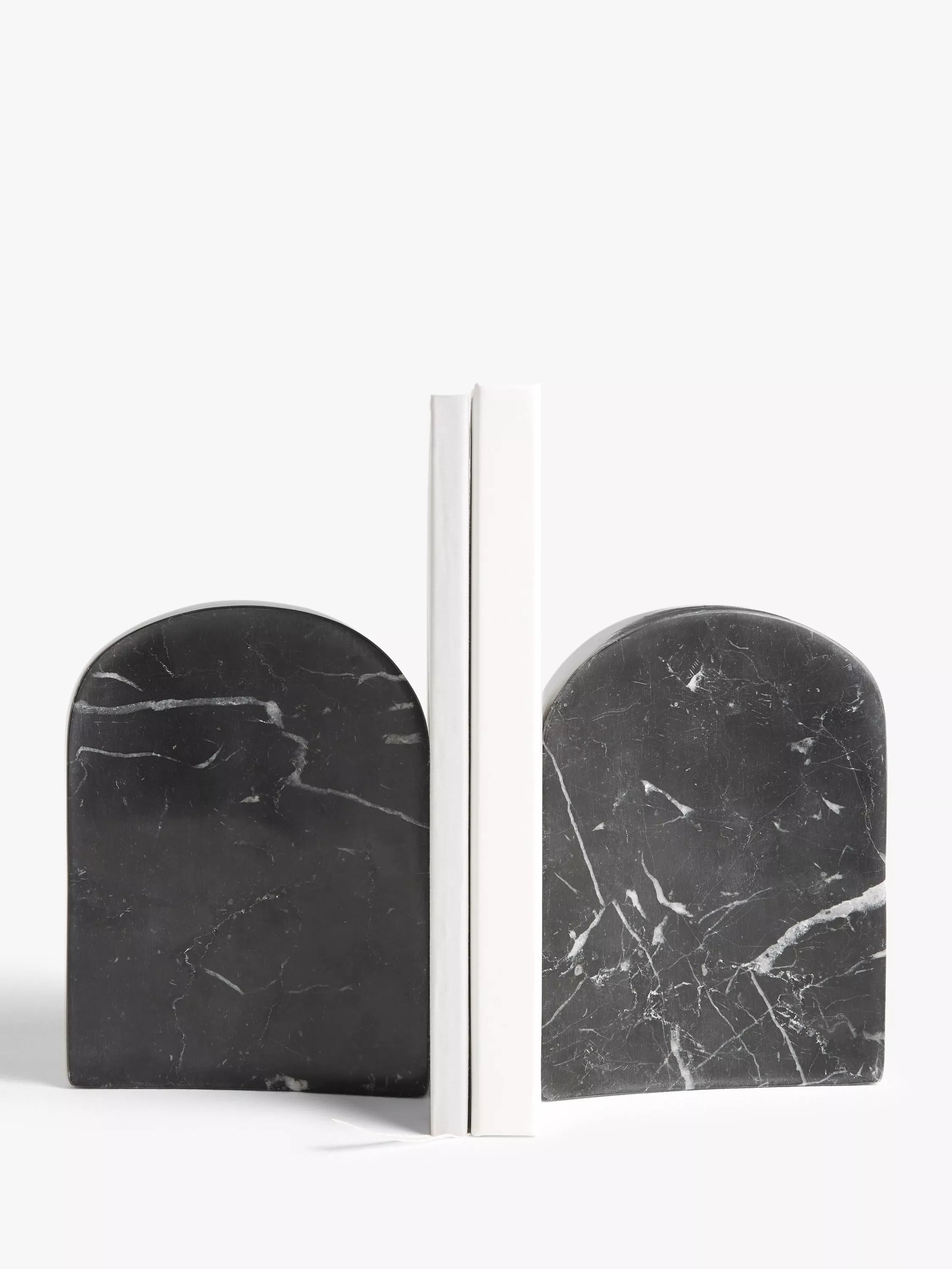 John Lewis marble bookends 16cm tall, UK version