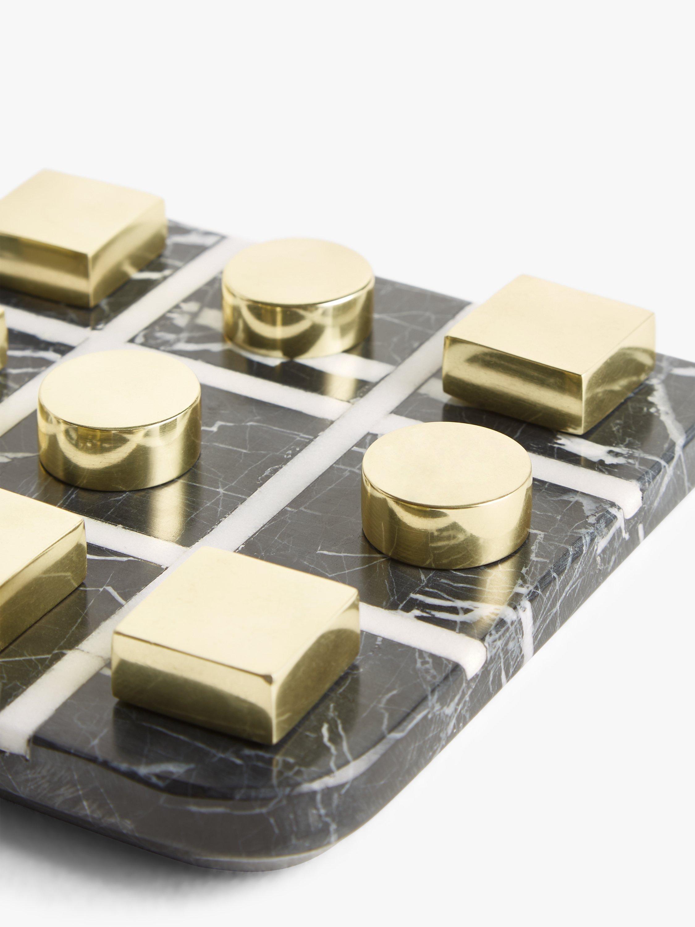 John Lewis decorative marble noughts and crosses set, UK version