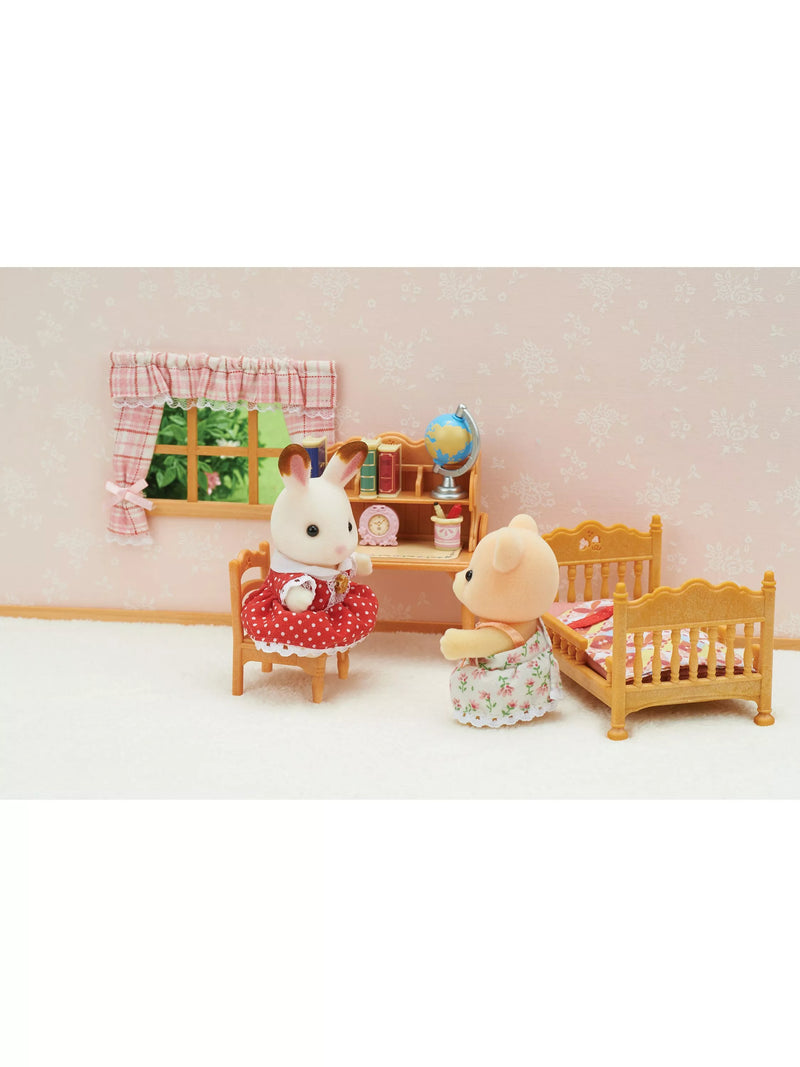 Sylvanian Families children's bedroom furniture set, UK version