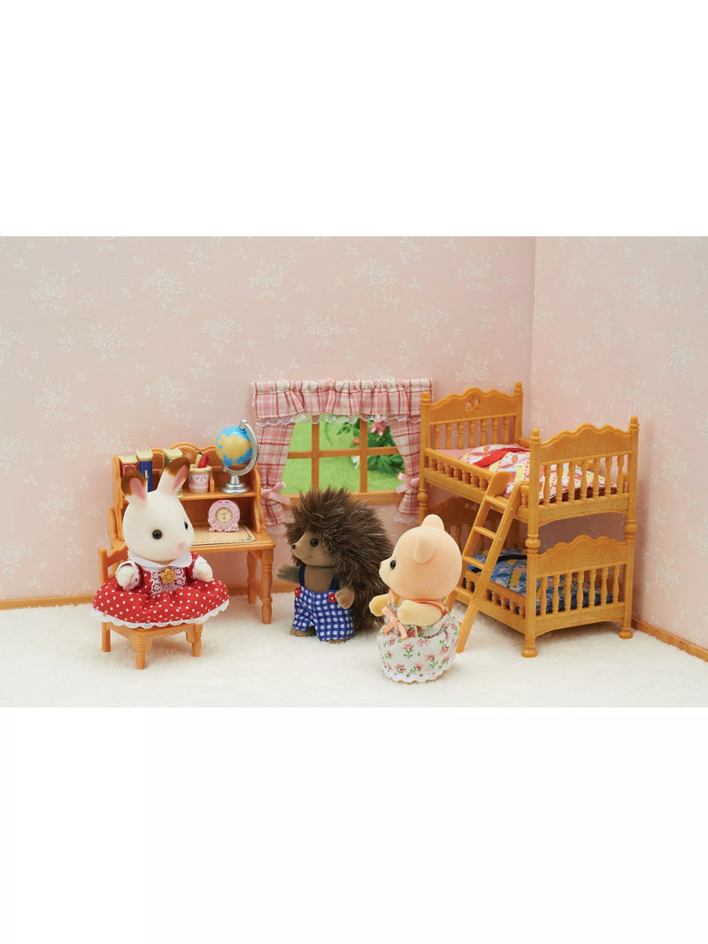 Sylvanian Families children's bedroom furniture set, UK version