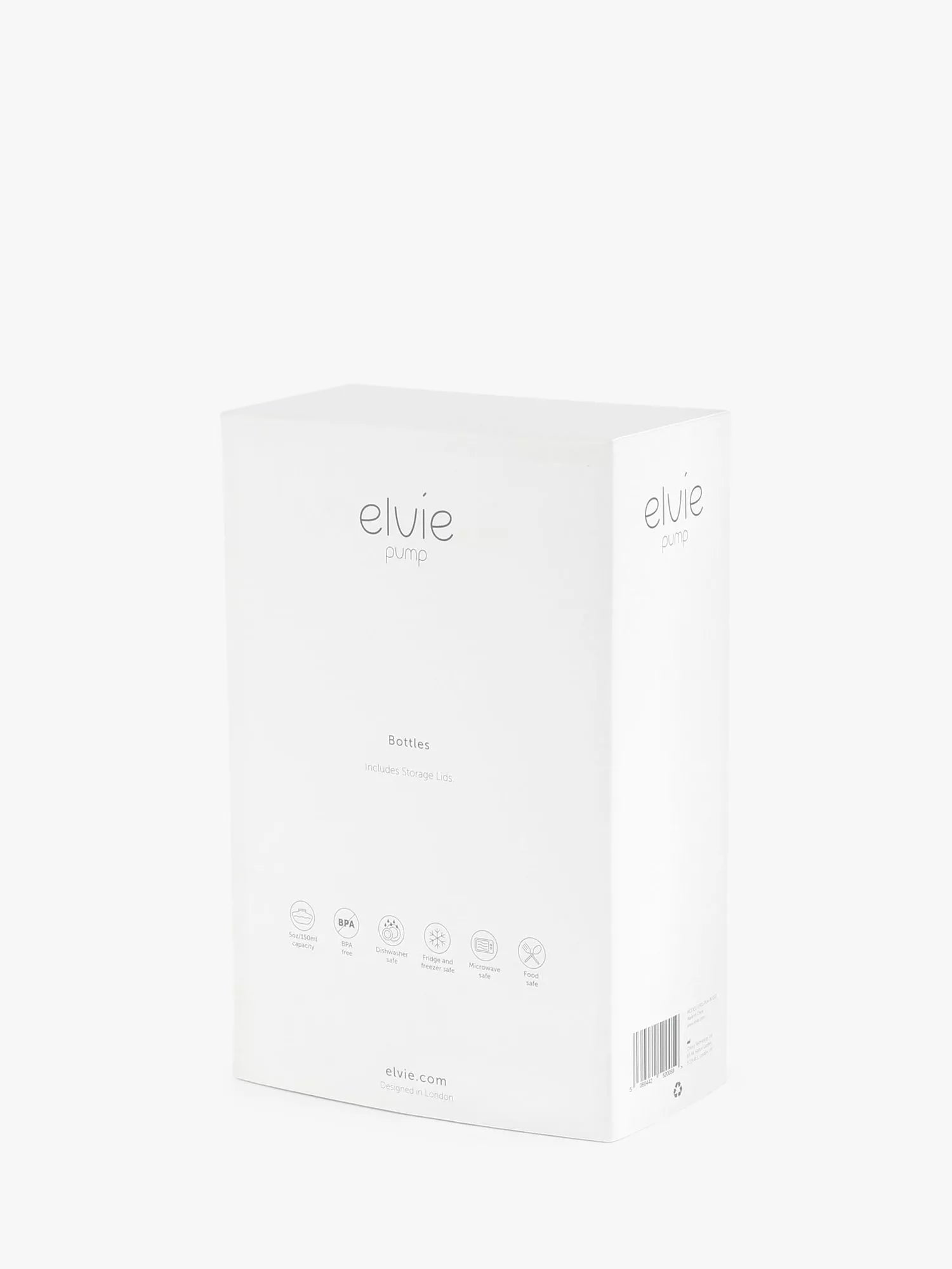 Elvie breastmilk storage bottle pack of 3 150ml - British product