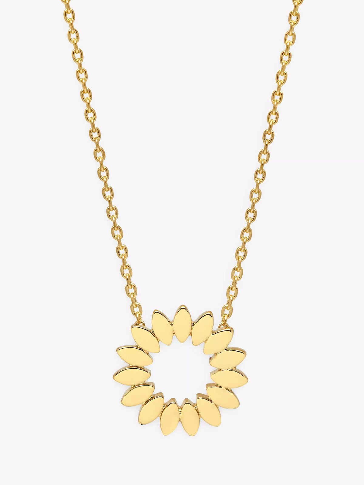 Estella Bartlett floral pendant necklace gold 46cm (British brand)