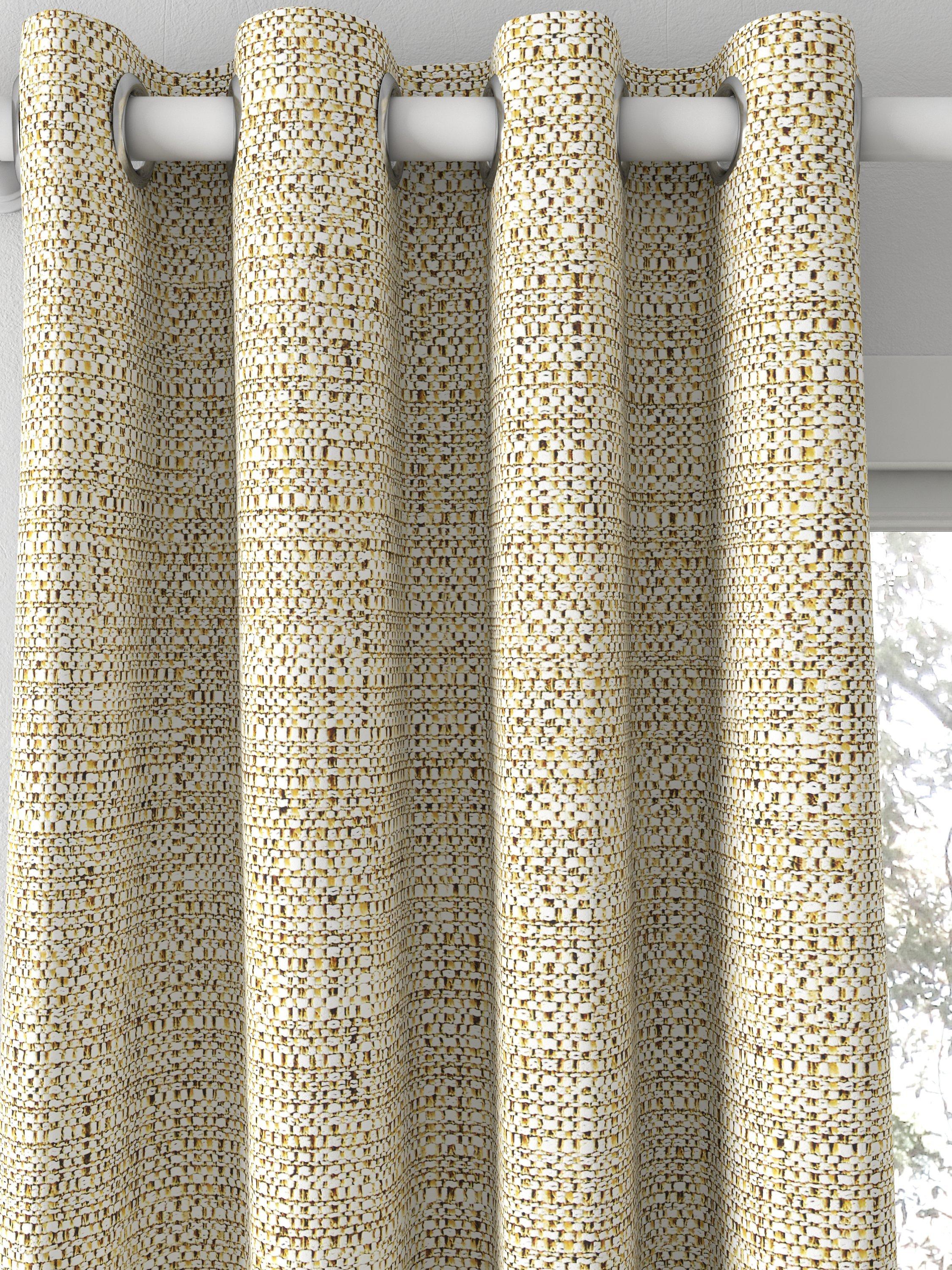 John Lewis Tonal Weave natural made to measure curtain (British brand)