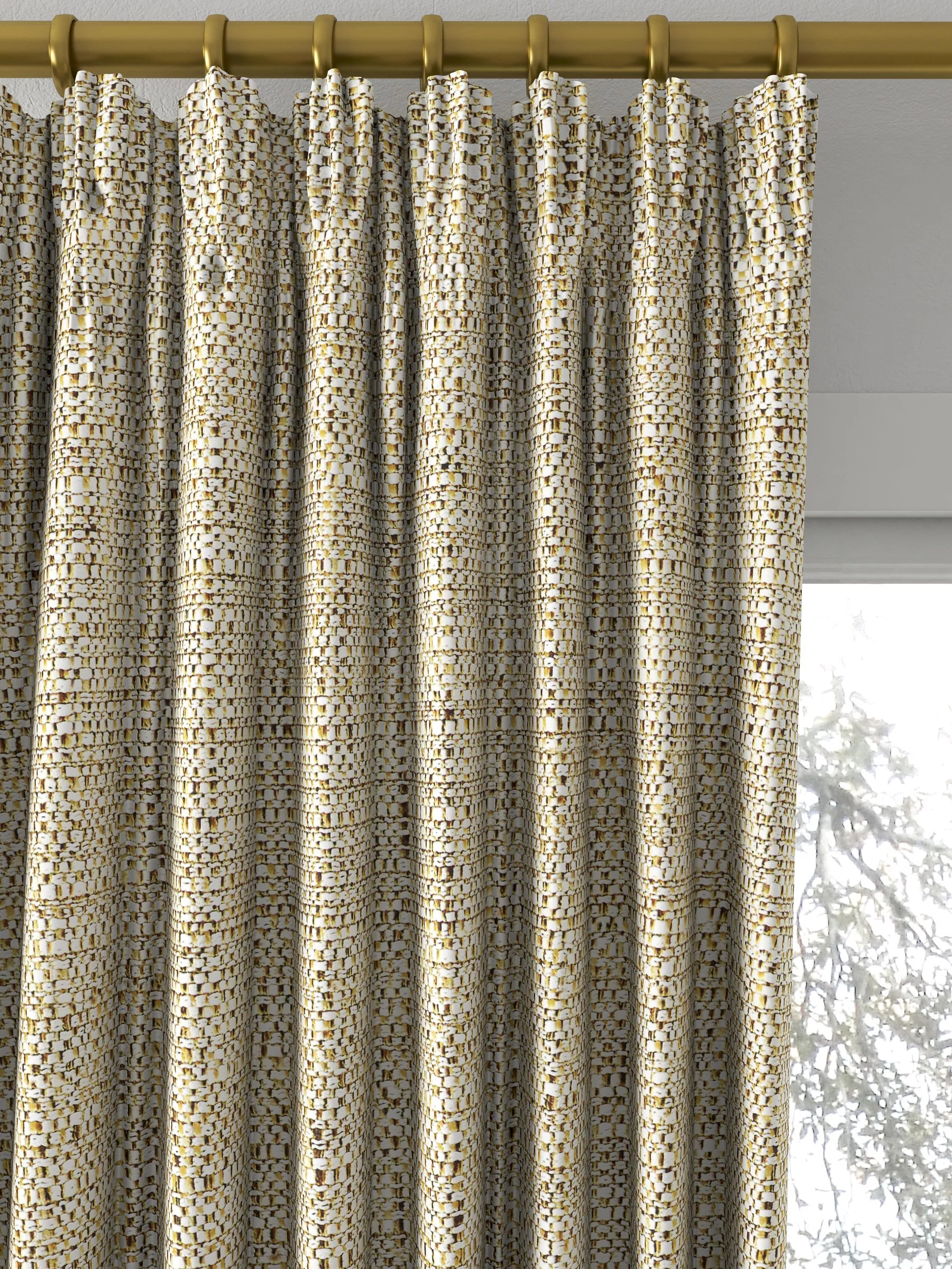 John Lewis Tonal Weave natural made to measure curtain (British brand)