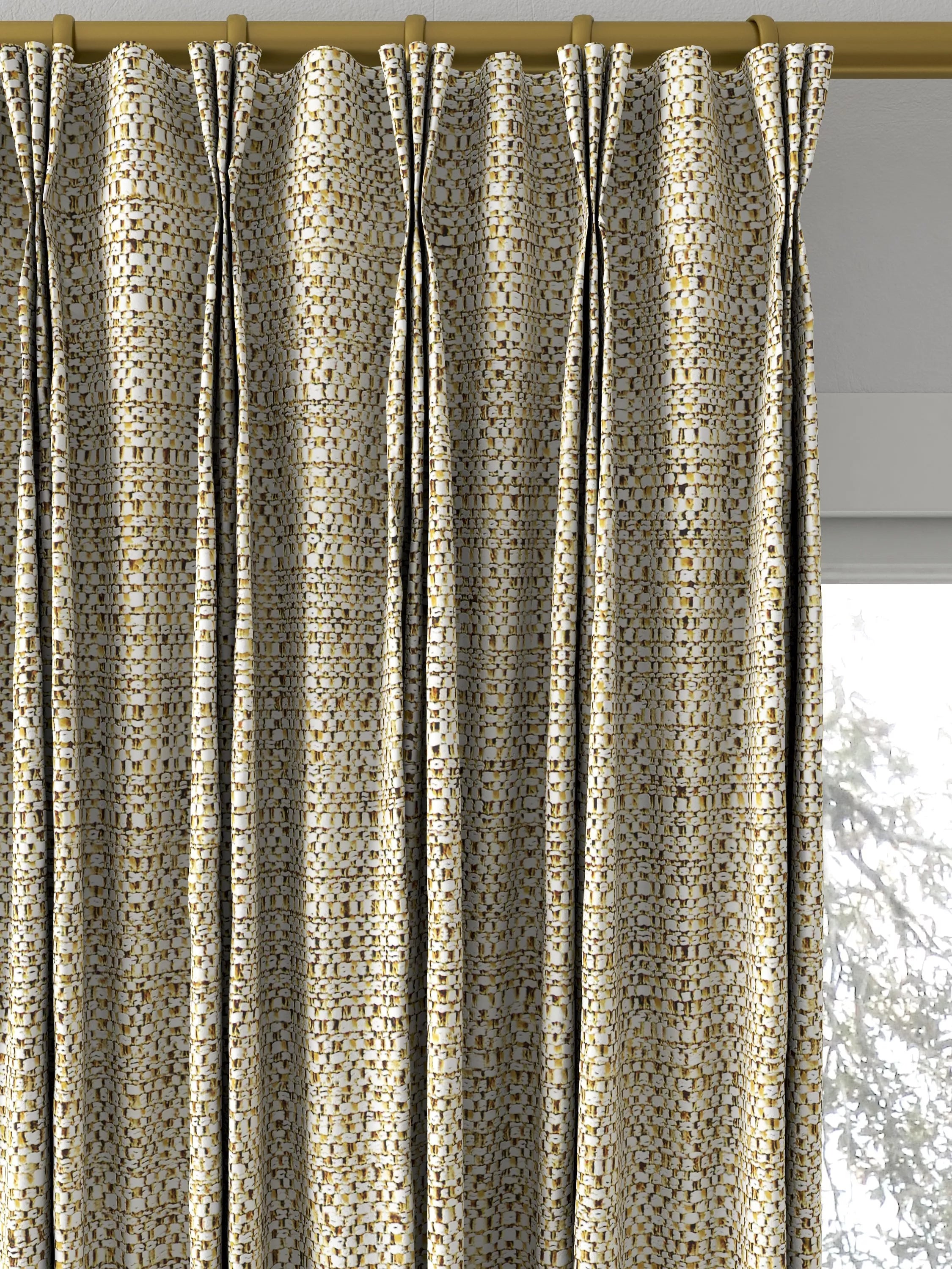 John Lewis Tonal Weave natural made to measure curtain (British brand)
