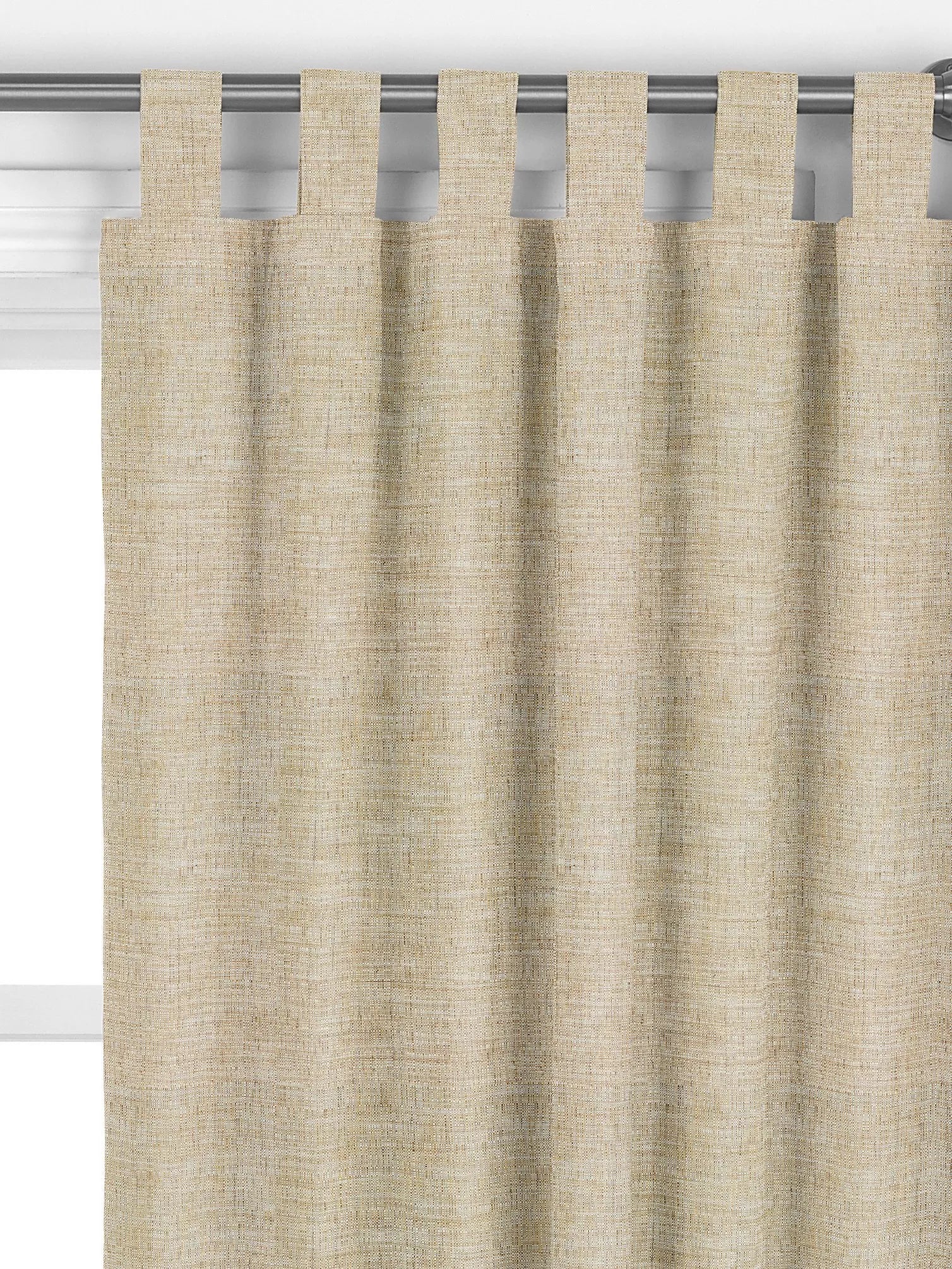 John Lewis Tonal Weave natural made to measure curtain (British brand)