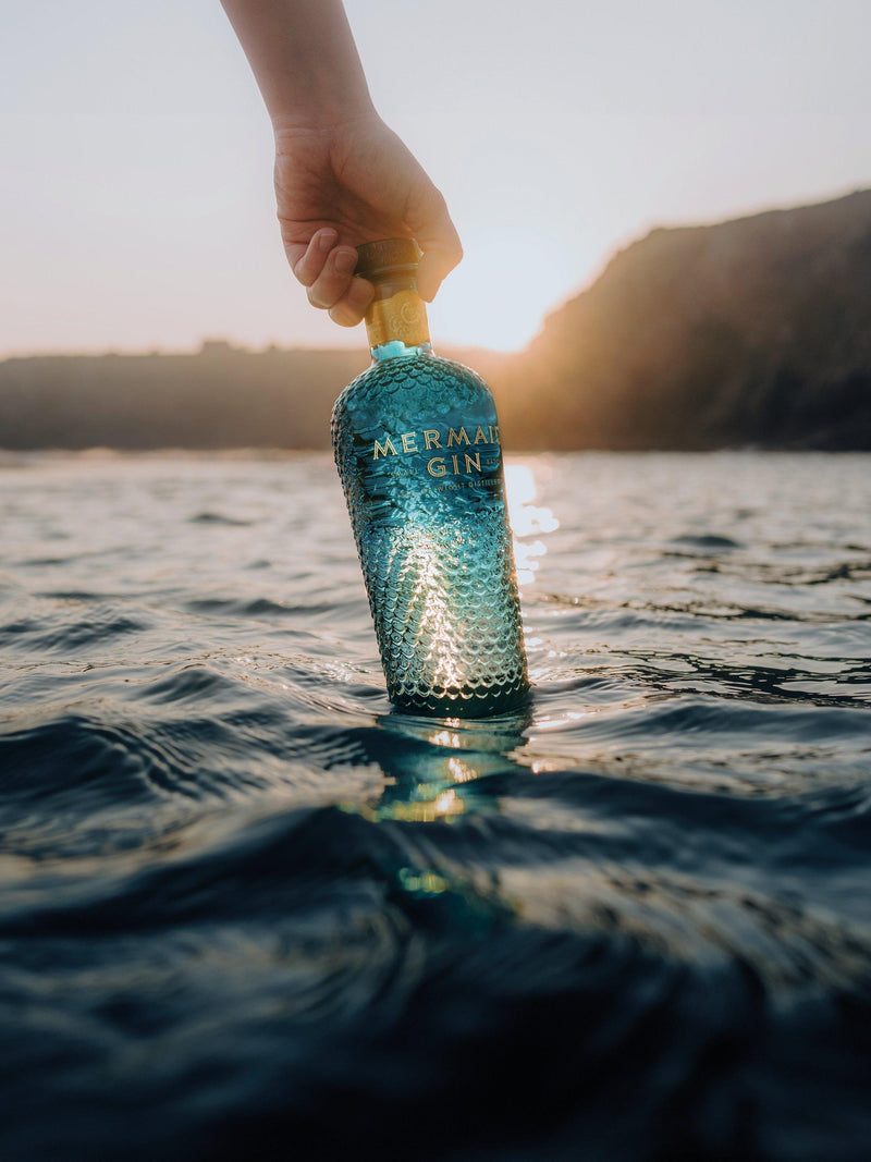Isle of Wight Distillery Mermaid Gin 70cl, imported from the UK