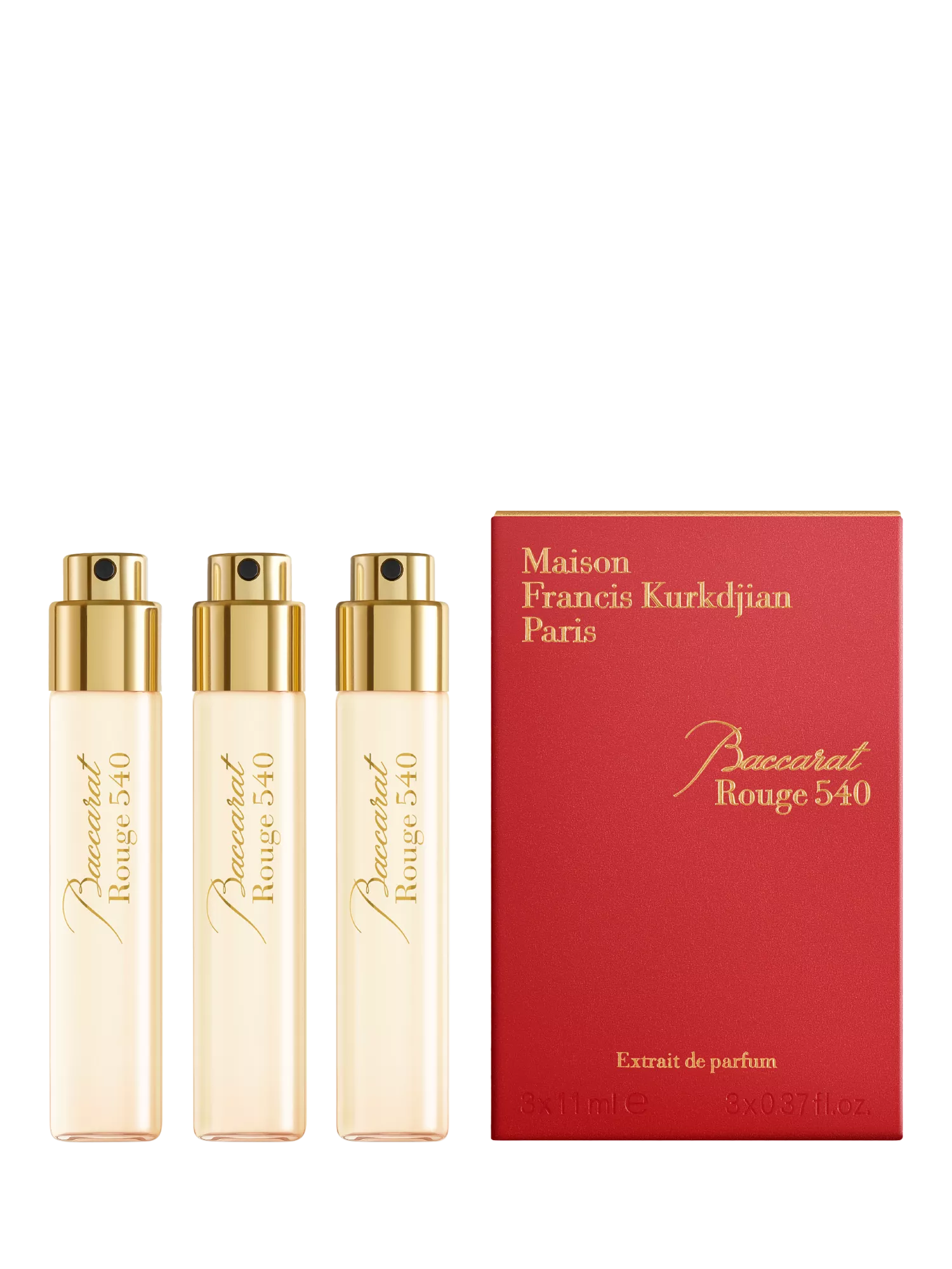 Maison Francis Kurkdjian Baccarat Rouge 540 extrait de parfum refills 33ml - British product