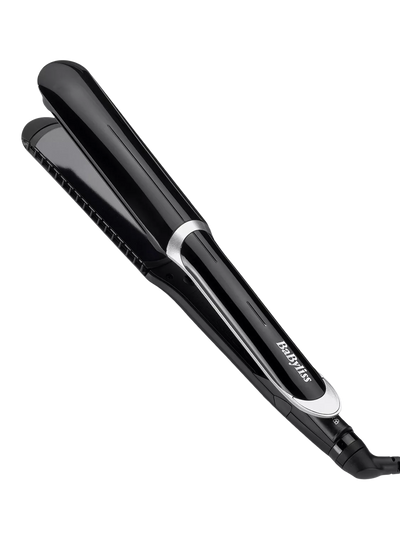 John Lewis BaByliss Super Smooth Wide Hair Straightener, Black, 35mm Plates- Buy online at McGrocer