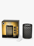 Esteban electric diffuser black metal art deco design - British product