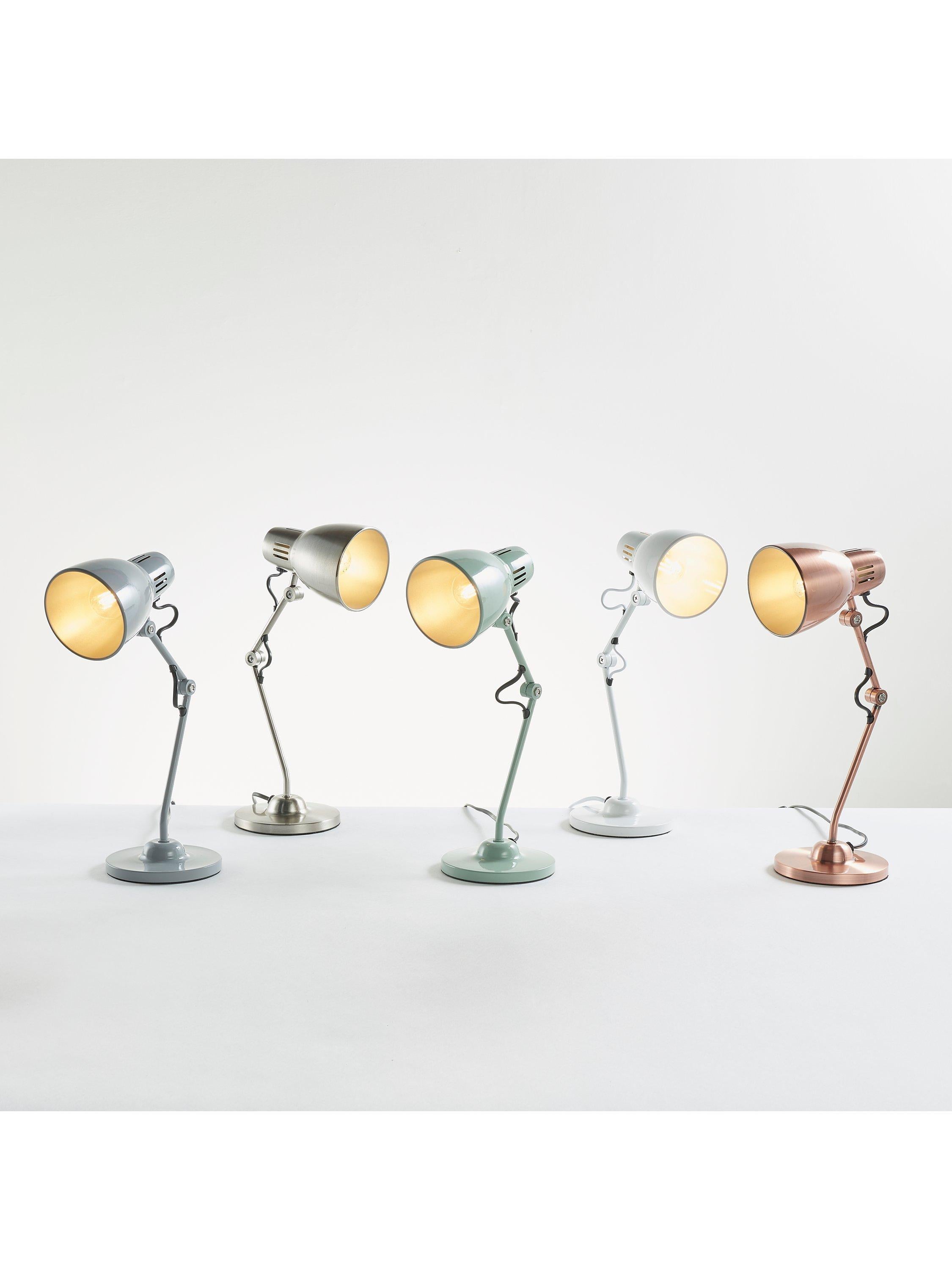 John Lewis Tony desk lamp painted finish, imported from the UK