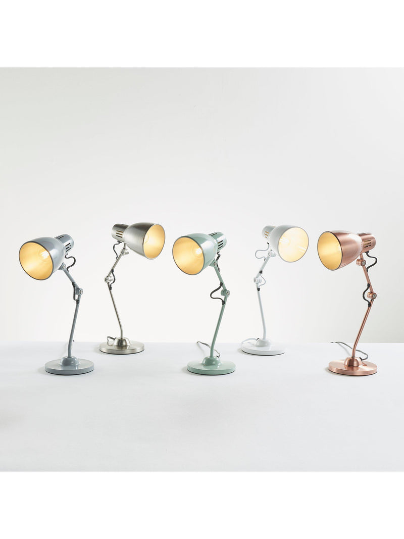 John Lewis Tony desk lamp painted finish, imported from the UK
