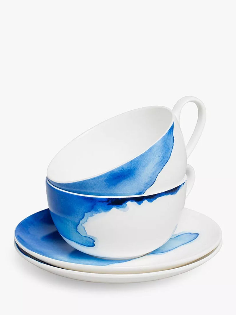 Rick Stein Coves of Cornwall cappuccino cup set 350ml - British product
