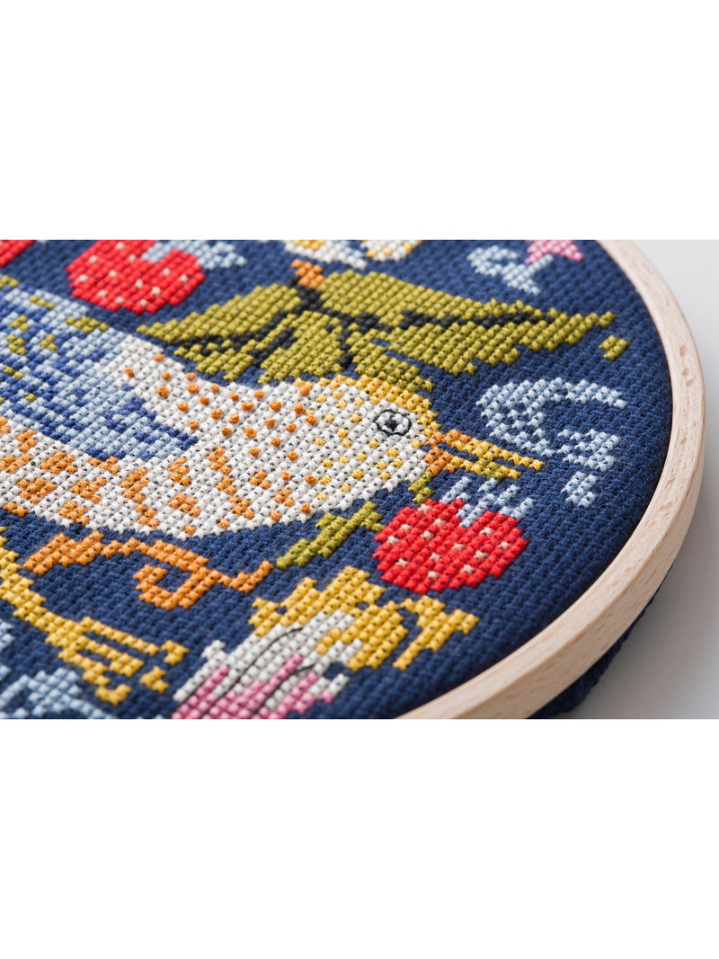 DMC William Morris Strawberry Thief cross stitch kit - British product