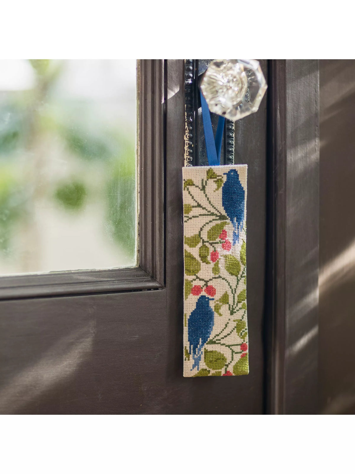DMC cross stitch kit Bird and Berry Bookmark - British product