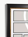 John Lewis multi-aperture photo frame black gold 13 photos (British brand)