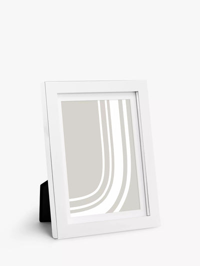 John Lewis John Lewis Silver Plated Box Photo Frame- Buy online at McGrocer